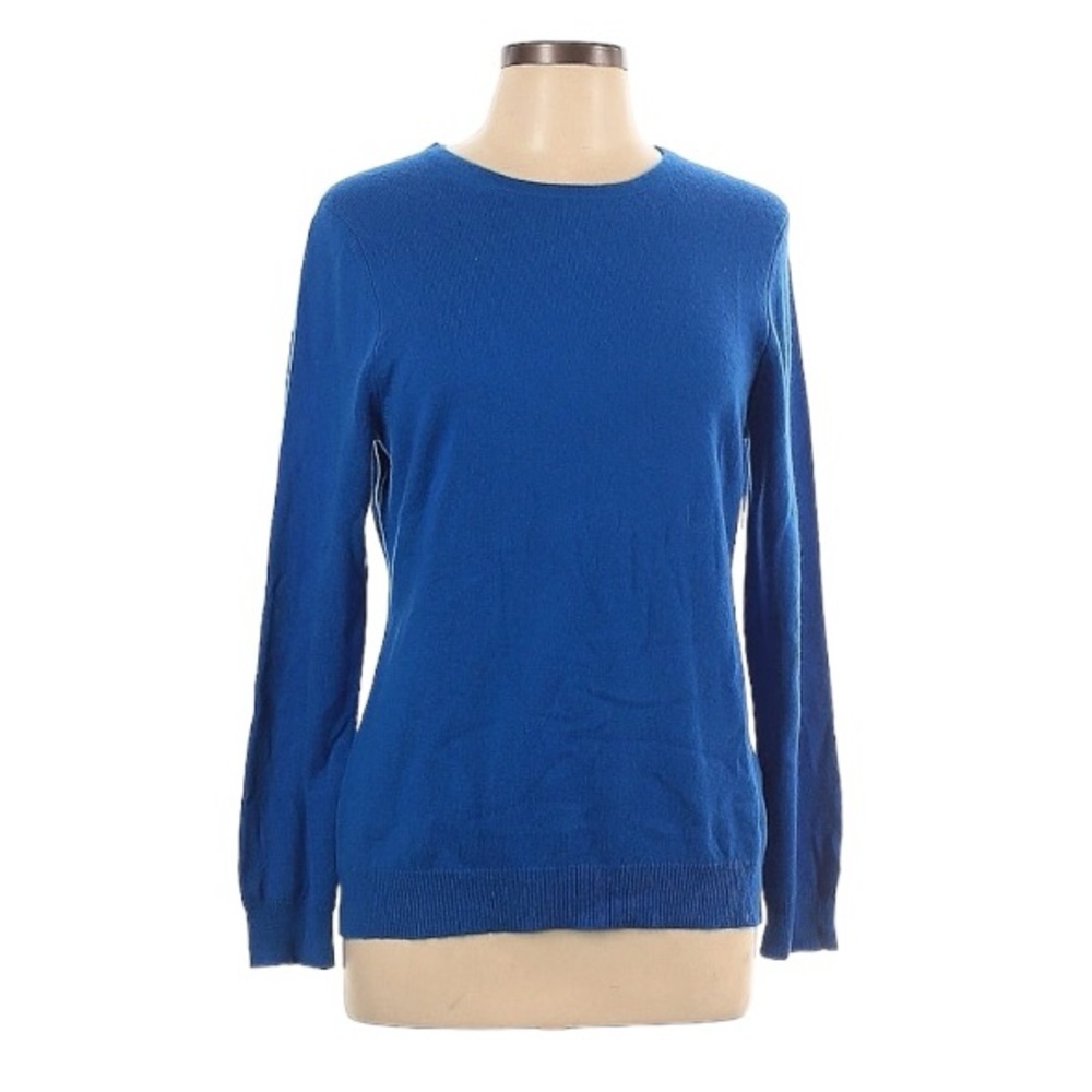 Charter Club Cashmere Blue Crewneck Sweater size Large